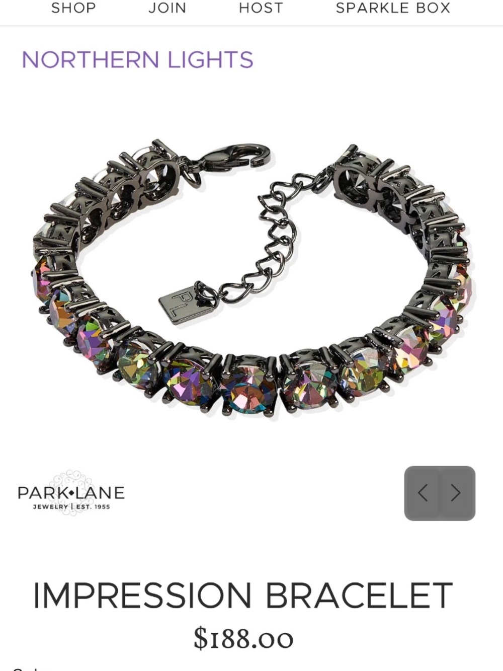 Park Lane Impression Bracelet Northern Lights